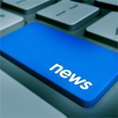 Image of news key on computer keyboard